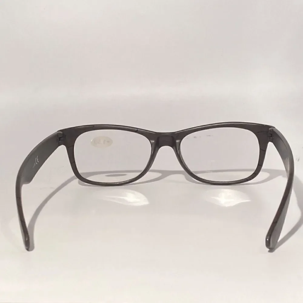 Reading Glasses  Rectangular Black  Frames 1.50 NWT